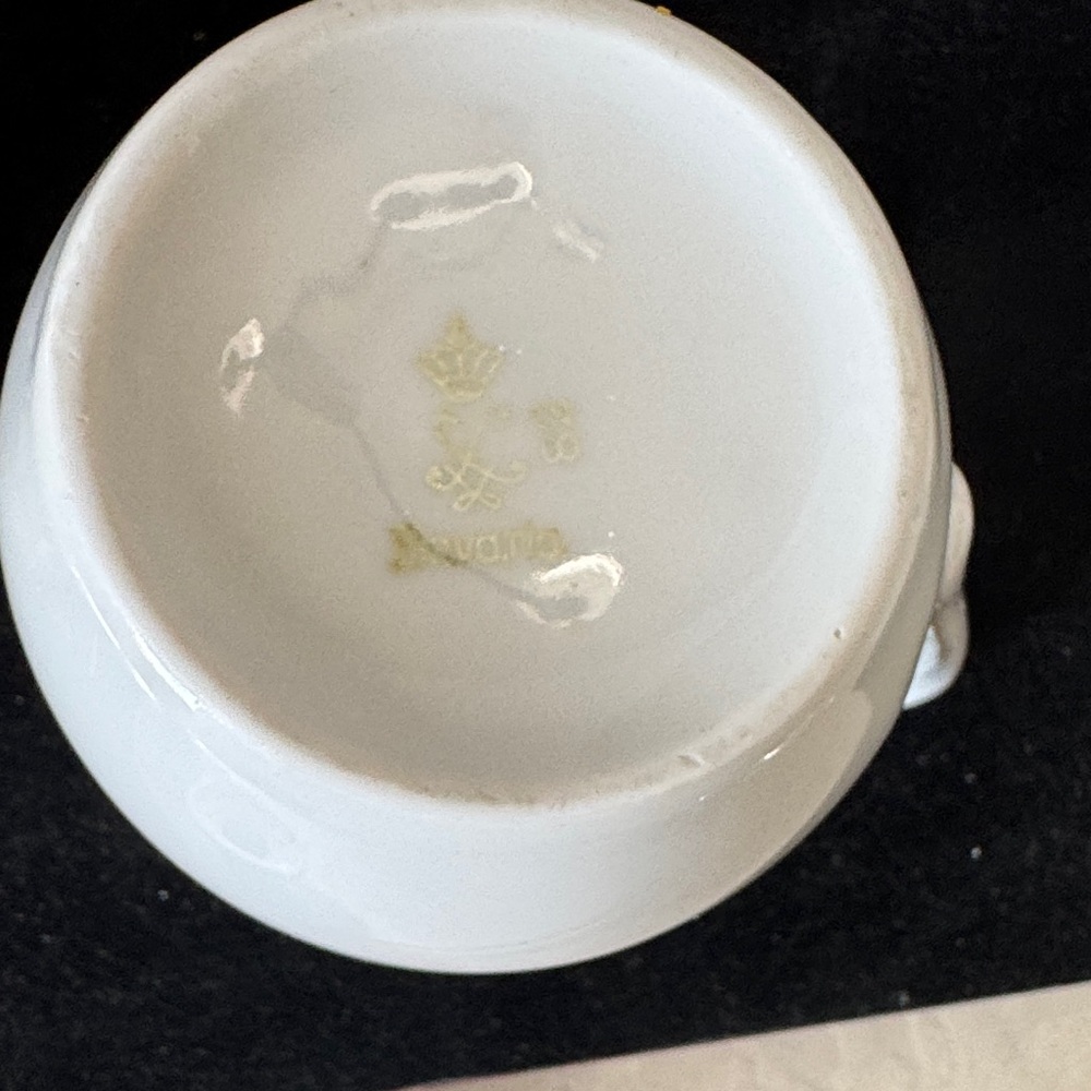 Vintage 1960 Bavaria Wild flower Floral Sugar, and Creamer Serveware Set - Picture 5 of 12